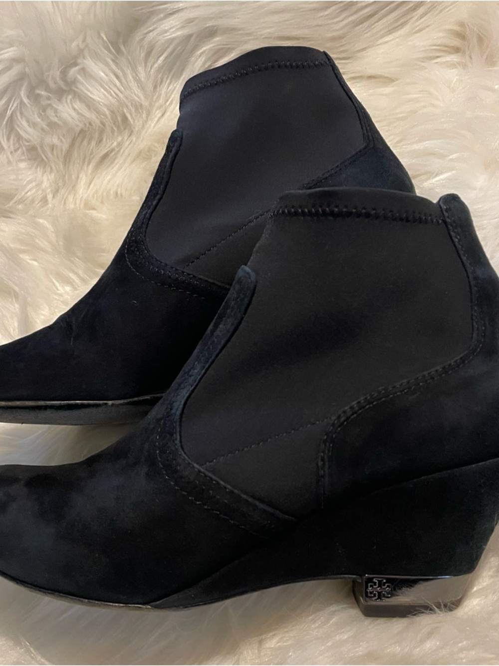 Tory Burch Suede Soc Bootie - Picture 7 of 13